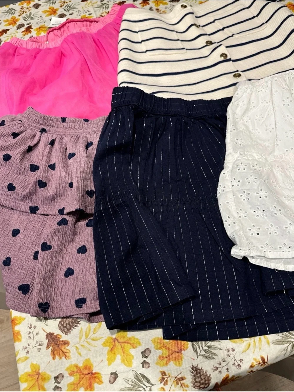 Mixed girls Skirt Bundle - Pink, Denim, Navy, White